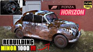 Rebuilding Classic Car - 1958 Morris Minor 1000 (196 HP) - Forza Horizon 5 | Logitech G29  Game play