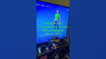 THANKS FOR ALL THE SUPPORT for 10 subs #fornite #soccer #thanks