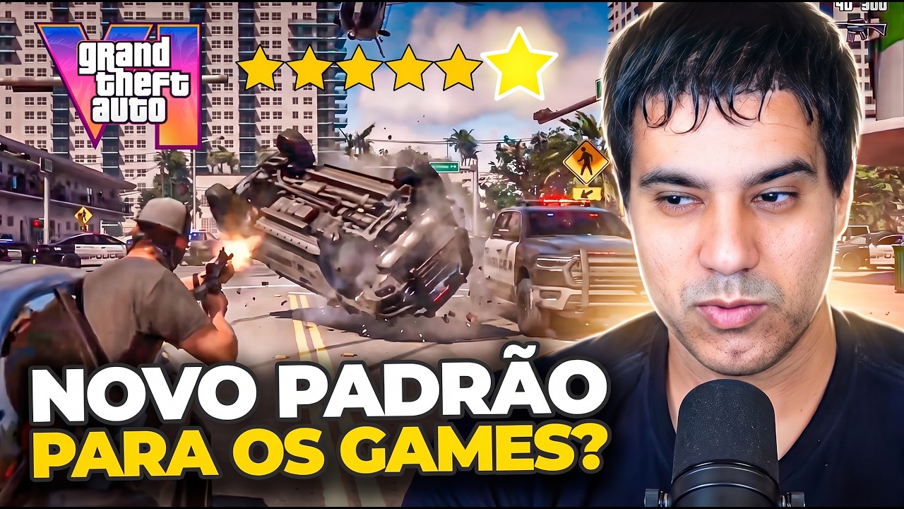 BALTAR dando suas IMPRESSÕES APÓS ASSISTIR NOVO TRAILER do GTA VI
