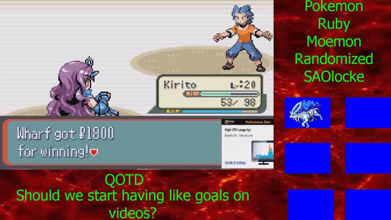 Pokemon Ruby Randomized Moemon SAOlocke Ep.5: Suicune too OP!
