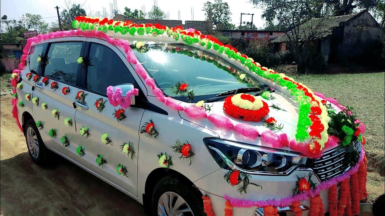 How to decorations weeding Car // weeding maruti suzuki car ertiga New ...