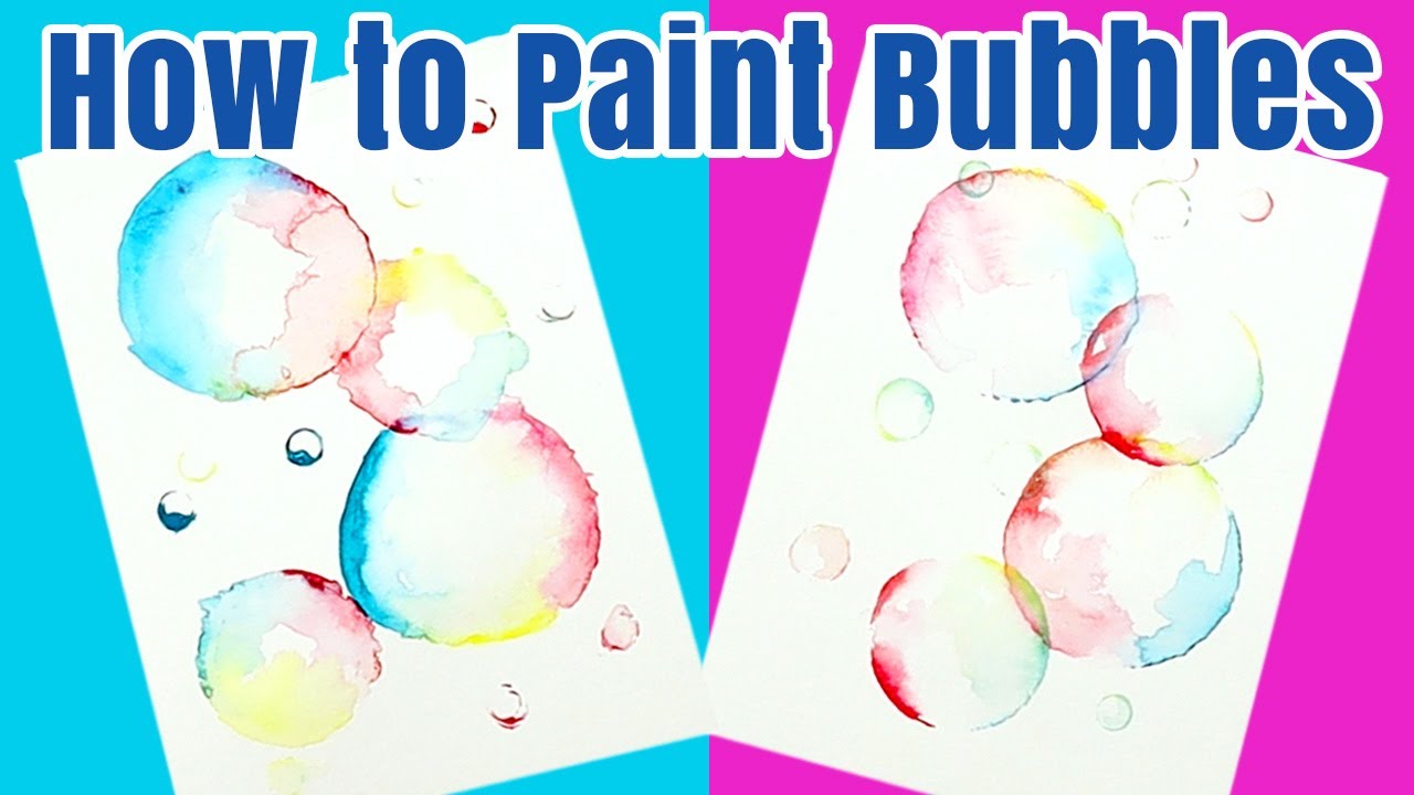 Easy Watercolor Bubbles Kids Art Painting Tutorial YouTube Maxresdefault