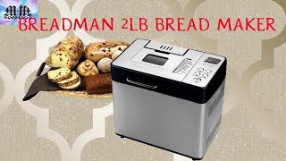 Breadman 2 lb Professional Bread Maker, Stainless Steel, BK1050S