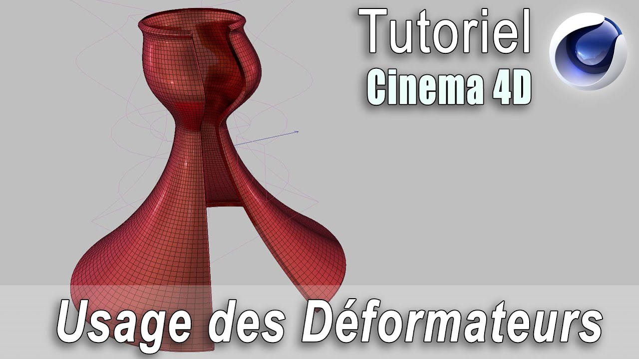 Tutorial cinema 4d r17: utilisation des déformateurs. - YouTube