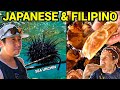 Japanese filipino seafood catch and cook best sea urchin recipe philippines vlog