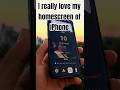 So good design of iPhone home screen #homescreensetup #minimalistaesthetic #smartphone