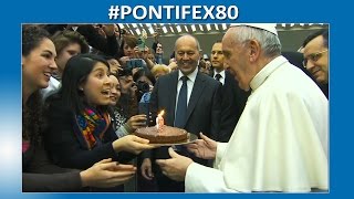 Sveikinimai popiežiui Pranciškui #Pontifex80