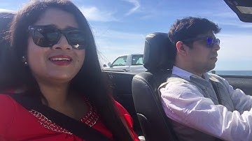 Driving to Asilomar Conference Grounds, Pacific Grove, California, USA - Asilomar State Beach,