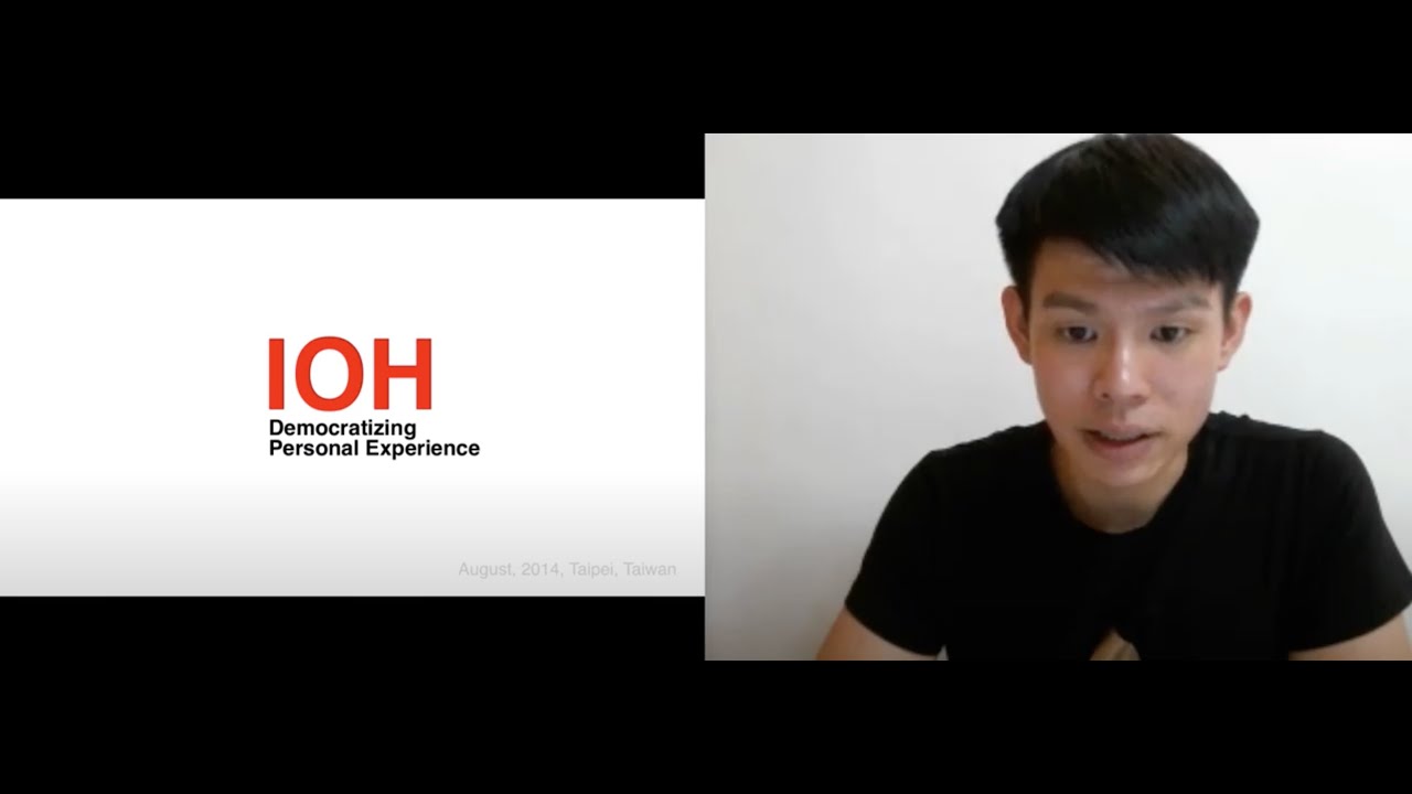 台灣大學經濟系鄭亦麟| IOH 開放個人經驗平台