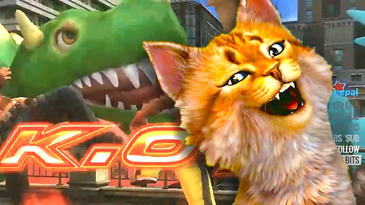 FACERIG (Part 3, Stoned Supergirl & Giant Grinning Cat) - YouTube
