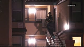 Police Search For Burglary Suspects After Officer-Involved Shooting In Corona