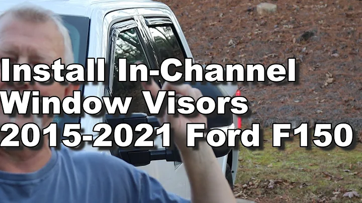 2015 to 2021 Ford F150 AVS In-Channel Window Visors