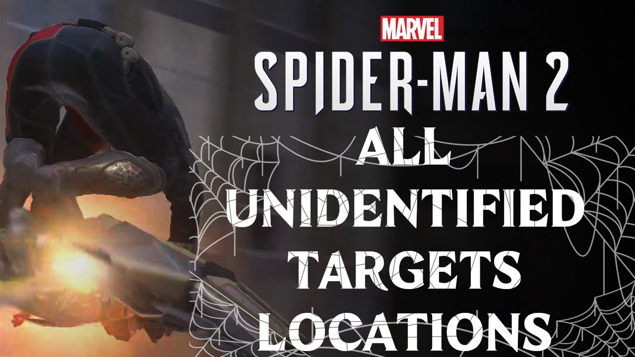 ALL UNIDENTIFIED TARGETS LOCATIONS IN MARVEL'S SPIDERMAN 2 WALKTHROUGH [4K 60FPS]