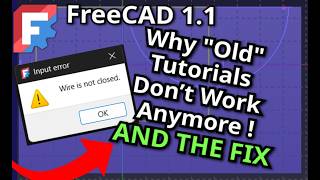 This Error Is Driving Freecad 1.1 Users Crazy How To Fix Wire Not Closed