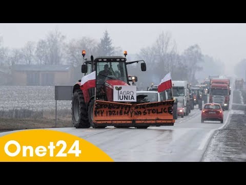 Protest rolników w