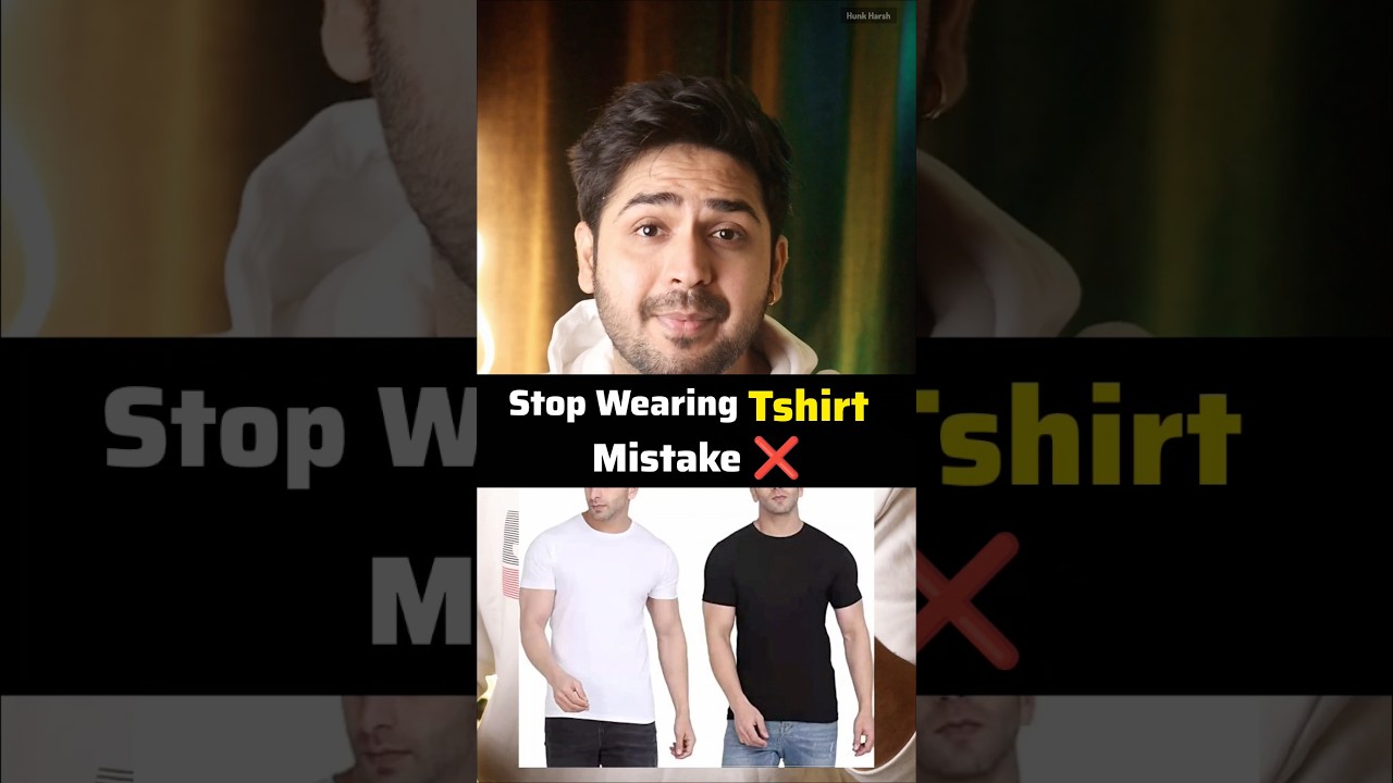 Tshirt Fashion Mistakes for men and boys 
