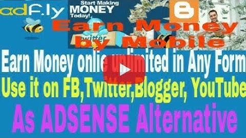 Earn Money adfly, AdSense alternative for blogger,Earn by Facebook