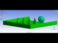 ANSYS WB FINITE ELEMENT ANALYSIS - Impact between a bowling ball and its pins (trial)