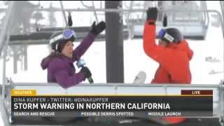Dina Kupfer reports live from the mountain at Boreal in the Sierra