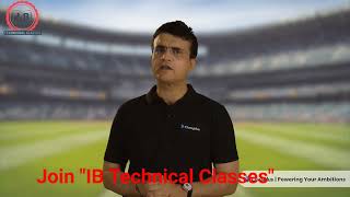 Sourav Ganguly Sir Messege Join Ib Technical Classes Download App. 7488349472
