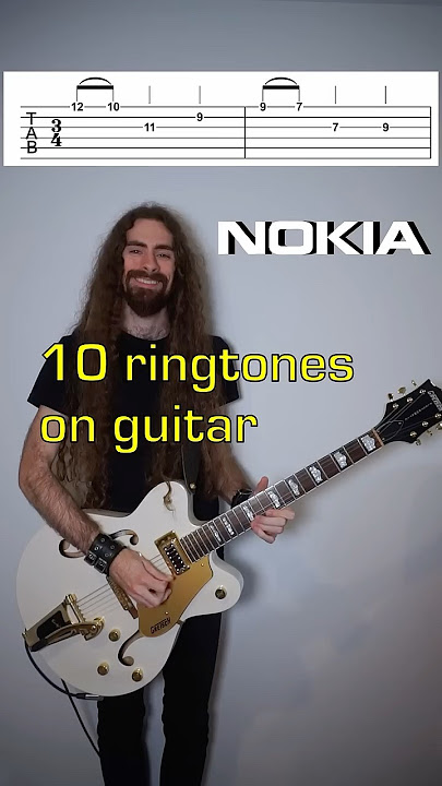10 RINGTONES ON GUITAR - W/TABS #iphone