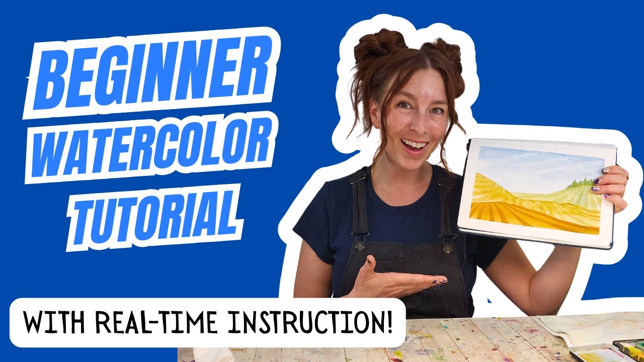 Easy Watercolor Landscape Tutorial for Beginners | Paint a European ...