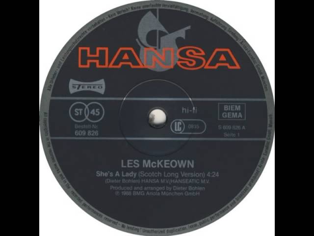 Les McKeown - She's A Lady (Scotch Long Vers