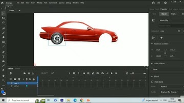 Adobe animate 2022|Tutorial membuat animasi mobil bergerak