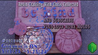 Be kind and Subscribe (with lot more resin molds too!) | #resincrafting