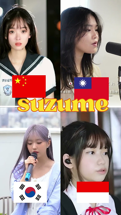 'Suzume' who sang it better すずめ (Suzume) ft. 十明 - Suzume no Tojimari  | Music covers competition