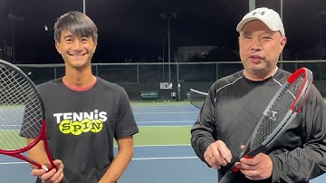 TENNIS STRINGING: WHAT HAPPENS IF YOU STRING YOUR CROSSES 4LBS LOOSER THAN YOUR MAINS?
