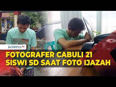 Fotografer Cabuli 21 Siswi SD Saat Sesi Foto Ijazah dengan Modus Rapikan Pakaian