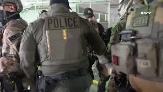 Anti-ICE Protester DETAINED - Brought Inside Delaney Hall Detention Center in Newark