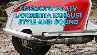SLUK | Cosmoto M210TV Lambretta Quattrini exhaust sound