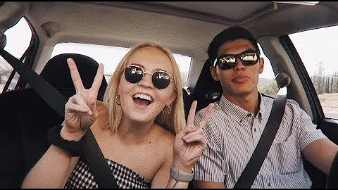 FIRST VLOG EVER! Road Trip Home With Tann