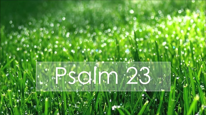 Guided meditation using Psalm 23