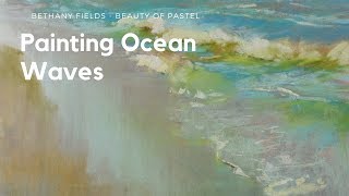 Ocean Waves in Pastel - Timelapse Painting with Bethany Fields screenshot 2