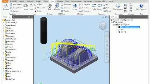 HSM-CAM Autodesk - Tutorial 04