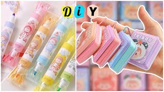 How to make Cute stationery | DIY cute Stationery | Handmade Stationery | School stationery craft