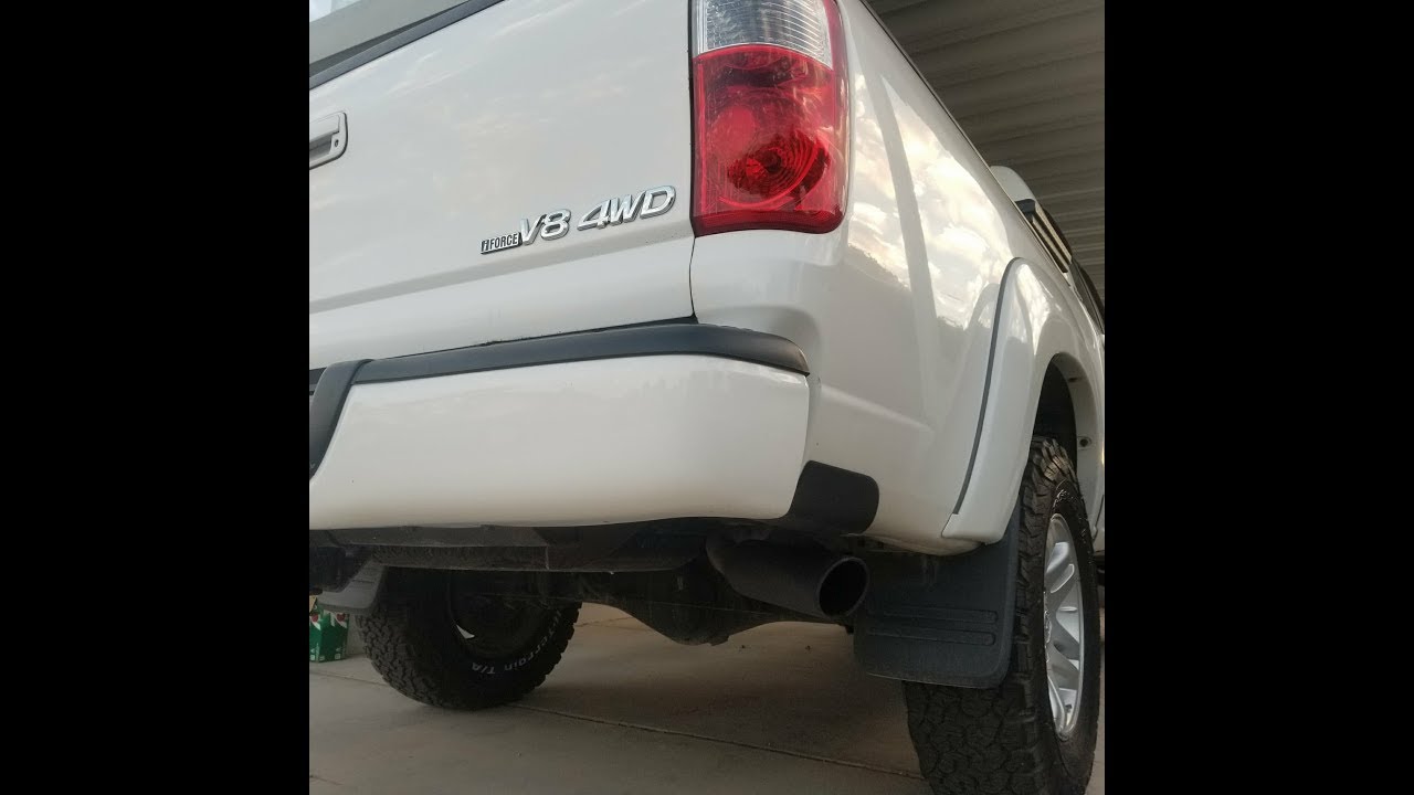 Flowmaster STARTUP & REVS - Toyota Tundra V8 (4.7L iForce) - YouTube