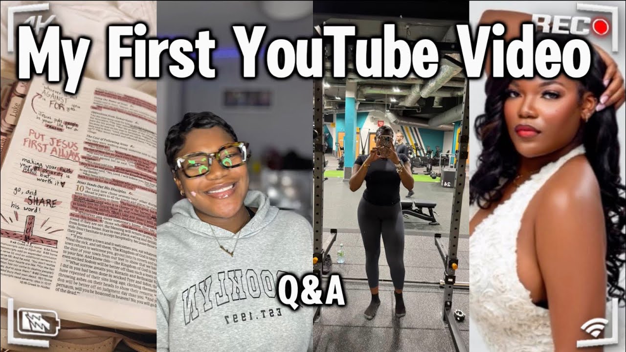 My first YouTube video!!! Starting My YouTube Journey| Q&A