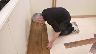 Karndean How To Series...cutting And Fitting A Plank To A Wall - Gluedown