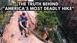 How to Hike ANGELS LANDING | The Truth Behind "America's Most Deadly Hike" | Zion National Park