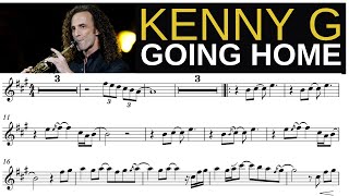 KENNY G [GOING HOME] TRANSCRIÇÃO PARA SAX SOPRANO