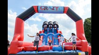 Crazy+ Blow Up Race Originally Manufactured by Barry Industrial Limited