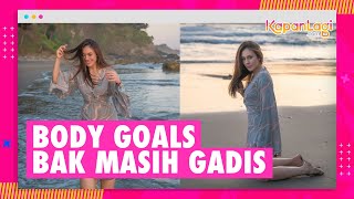 Wulan Guritno Jalani Pemotretan di Pinggir Pantai, Hot Mama Pamer Body Goals Bak Masih Gadis