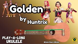GOLDEN | Ukulele Level 1 | KPop Demon Hunters | Open strings G C E A
