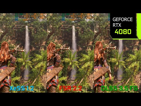 Horizon Forbidden West PC | 1440p XeSS 1.2 vs FSR 2.2 vs DLSS 3.5 Comparison | RTX 4080
