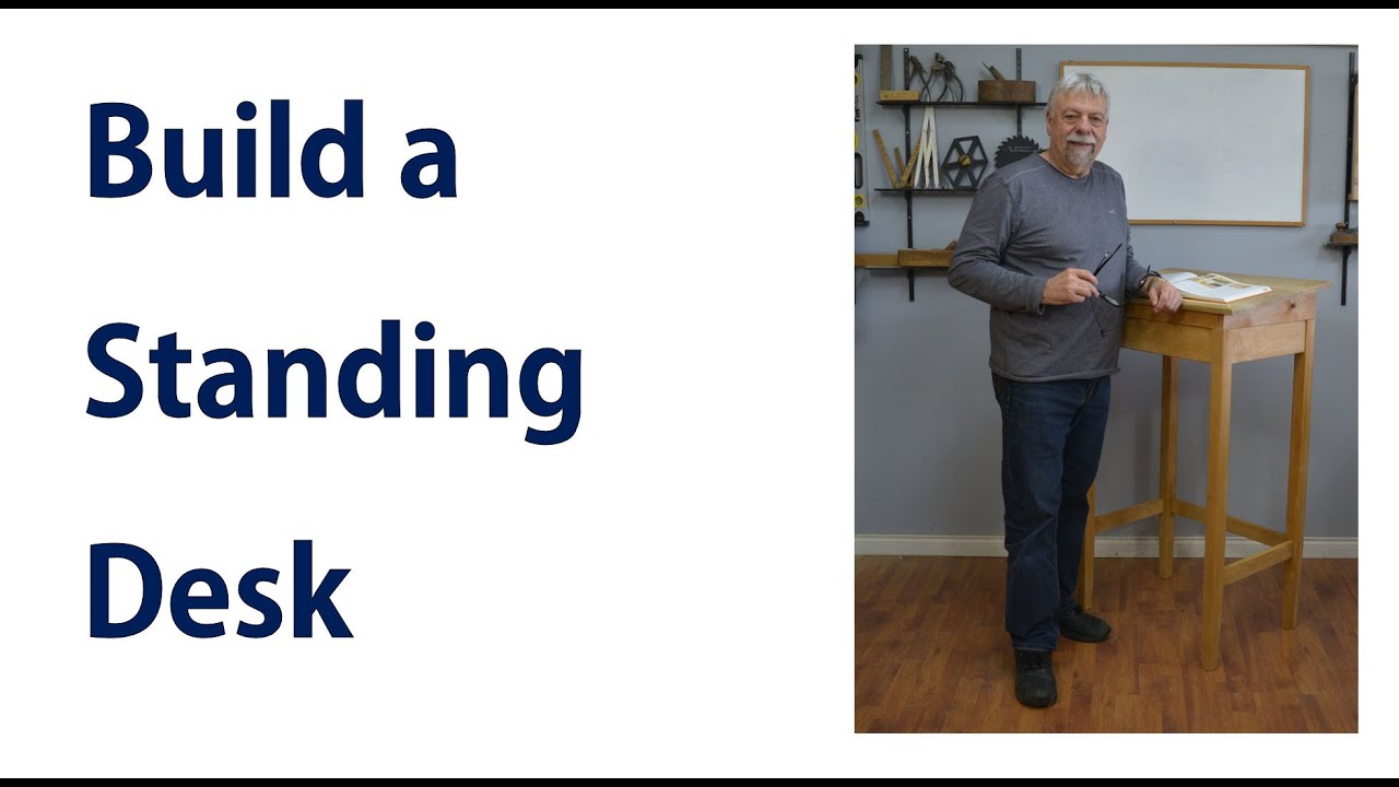 How To Make A Standing Desk Stand Up Desk Sit Stand Desk Youtube