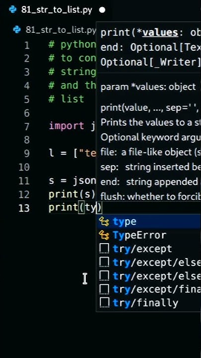 Python Program To Convert List To String And String To List Using Json ... image.